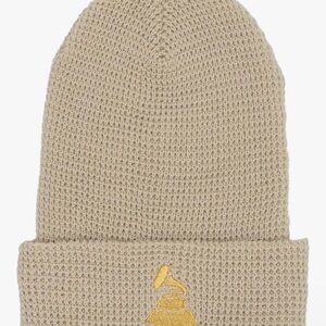 Emitted edition GRAMMYS Official Merch Tonal Beanie Tan